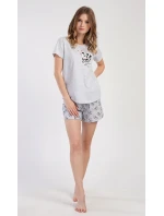 Dámské pyžamo šortky Zebra Dámské pyžamo šortky Zebra