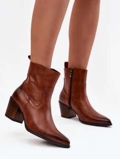 Boty na podpatku  model 219592 Step in style