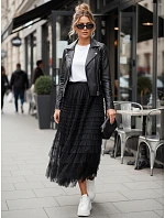 PASTELLA tylová sukně černá FashionStreet CY0421