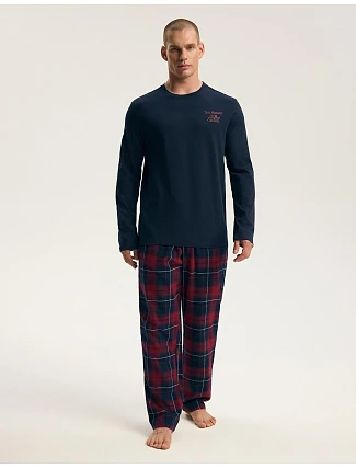 Pyžamo Henderson Premium 45455 Indigo, dlouhé rukávy, velikosti M–3XL Pyžamo Henderson Premium 45455 Indigo, dlouhé rukávy, velikosti M–3XL