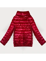 Lehce zateplená oboustranná bunda do boků Goodlookin red (P21-7213/7212-16)