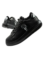 Karl Lagerfeld pánské boty Kapri tenisky přírodní kůže černé