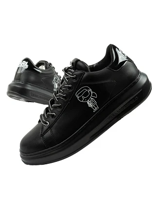 Karl Lagerfeld pánské boty Kapri tenisky přírodní kůže černé