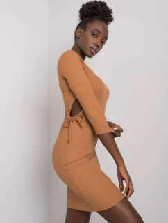 Šaty LK SK 508687.17P světle hnědá