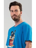 Pánská noční košile s krátkým rukávem Bulldog