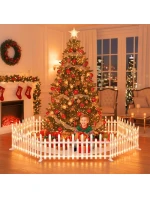 DEKORATIVNÍ LED PŘEKÁŽKY 8KS TEPLÁ BÍLÁ