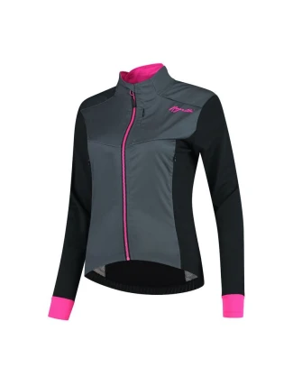 Rogelli dámská bunda CONTENTA šedo-růžová XS