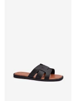 Ploché Dámské Žabky Z Ekokože Černé Risamay