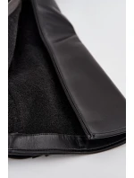 Dámské zimní kozačky s podpatkem a přezkou Vinceza 58589 Černé