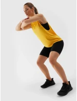 Dámské sportovní rychleschnoucí top loose 4F - oranžový