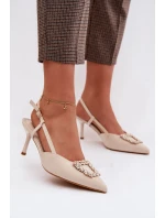 Sandály na podpatku  model 224466 Step in style