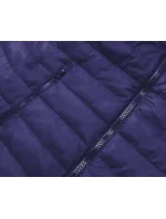 Tmavě modrá lehká dámská prošívaná bunda (20311-215) Tmavě modrá lehká dámská prošívaná bunda (20311-215)