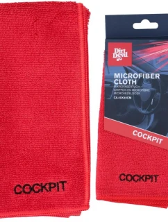 DIRT DEVIL MIKROVLÁKNA NA ČIŠTĚNÍ KUCHYNĚ 40x40 cm ČERVENÁ