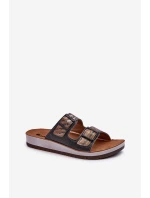 Pohodlné Dámské Sandály S Pásky Inblu CP000045 Černé