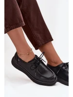 Kožené dámské polobotky Maciejka K7189-01 Černé