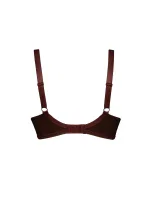 Dámská podprsenka Tango 3251B Tmavě hnědá Nutmeg vzor - Panache