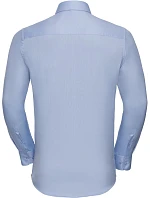 Russell Athletic 962M Košile s dlouhým rukávem, vzor rybí kost 11.962M light blue