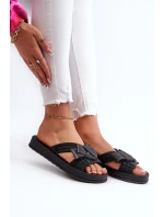 Vonné Dámské Sandály Na Ploché Podrážce ZAXY LL285096 Černé