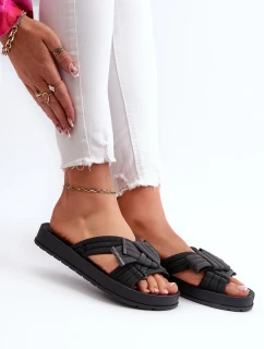 Vonné Dámské Sandály Na Ploché Podrážce ZAXY LL285096 Černé