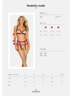 Jemný set Nudelia set nude - Obsessive