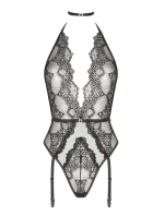 Dámské body Adelaide teddy black - BEAUTY NIGHT FASHION