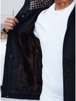 Pánská zimní bunda s kapucí tmavě modrá FashionStreet TX4907