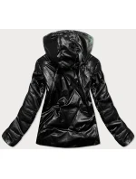 Černá dámská lesklá bunda (W586) Černá dámská lesklá bunda (W586)