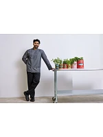 Premier PR 660 Džínový kuchařský rondon 39.0660 grey denim Premier PR 660 Džínový kuchařský rondon 39.0660 grey denim