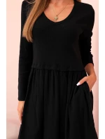 Šaty dlouhé na ramínka švestková