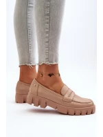 Dámské mokasíny z ekologické kůže béžové Seravisa