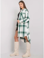 Košile EM KS 604.67P bílá zelená Košile EM KS 604.67P bílá zelená