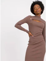 Šaty RV SK 7433.51 hnědá