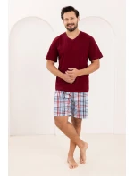 Pánské pyžamo Regina 505 v plné délce 2XL-3XL Pánské pyžamo Regina 505 v plné délce 2XL-3XL