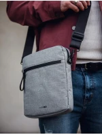 Pánská crossbody taška Vuch Tate Grey Pánská crossbody taška Vuch Tate Grey