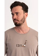 Pánské pyžamo šortky Ranní káva