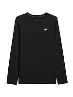 Pánské tričko 4F Longsleeve M611 deep black 4FWMM00TLONM611 20S pánské