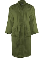 The One Towelling Bathrobe Župan 48.1011 olive green