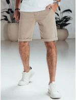 Pánské džínové šortky béžové FashionStreet SX2549