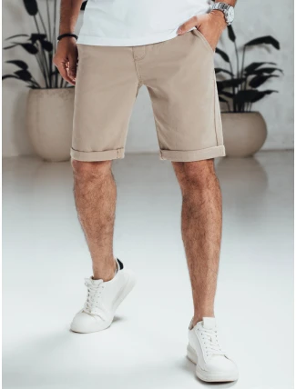 Pánské džínové šortky béžové FashionStreet SX2549