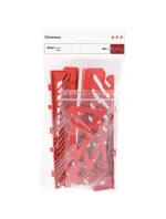 SADA DRŽÁKŮ ZÁVĚSŮ PRO DESKU PRACOVNÍHO STOLU 20KS KISTENBERG