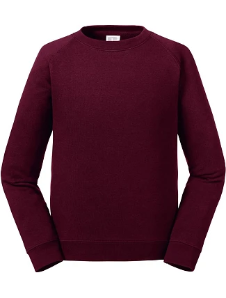 Russell Athletic 271B Dětská raglánová mikina 10.271B burgundy