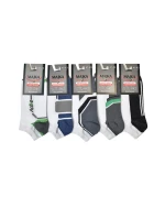 STOPKI MĘSKIE WZOROWANE KPL. 5 PAR