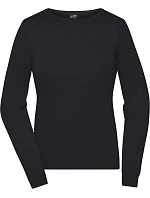 Daiber JN 1313 Dámský svetr s kulatým výstřihem 02.1313 black Daiber JN 1313 Dámský svetr s kulatým výstřihem 02.1313 black
