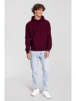 Fruit of the Loom Iconic Premium Hooded Sweat Mikina s kapucí z těžké bavlny 16.2284 burgundy Fruit of the Loom Iconic Premium Hooded Sweat Mikina s kapucí z těžké bavlny 16.2284 burgundy