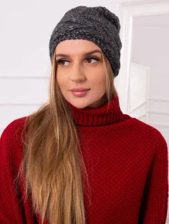 Fleecová čepice Edyta K298 graphite