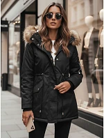 Dámská zimní bunda parka VIXEN černá FashionStreet TY3874 Dámská zimní bunda parka VIXEN černá FashionStreet TY3874