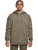 Build your Brand BB 006 Oversize mikina s kapucí z těžké bavlny 56.B006 white