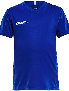 Craft Teamwear Squad Go Jersey Solid Jr Dětské sportovní tričko s výstřihem do V 82.5582 club cobolt