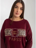 Halenka VI BZ 2901.49P tmavě fialová Halenka VI BZ 2901.49P tmavě fialová