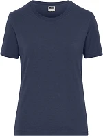 Daiber JN 1801 Dámské pracovní tričko z bio bavlny - Solid 02.1801 navy